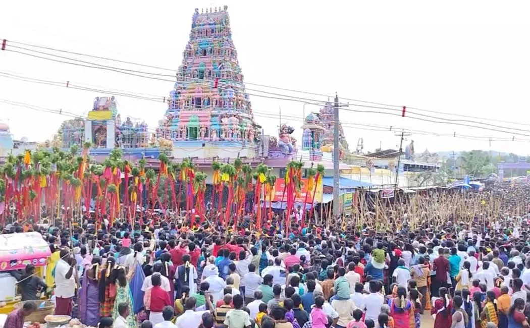 Pudukkottai temple festival is viral  