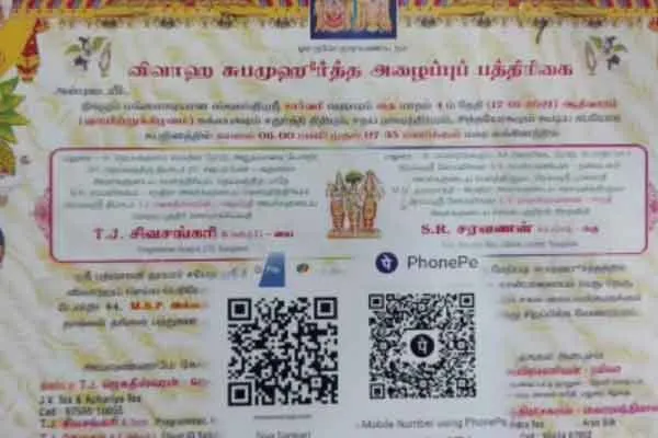 Google pay and phone pay in madurai marriage 
