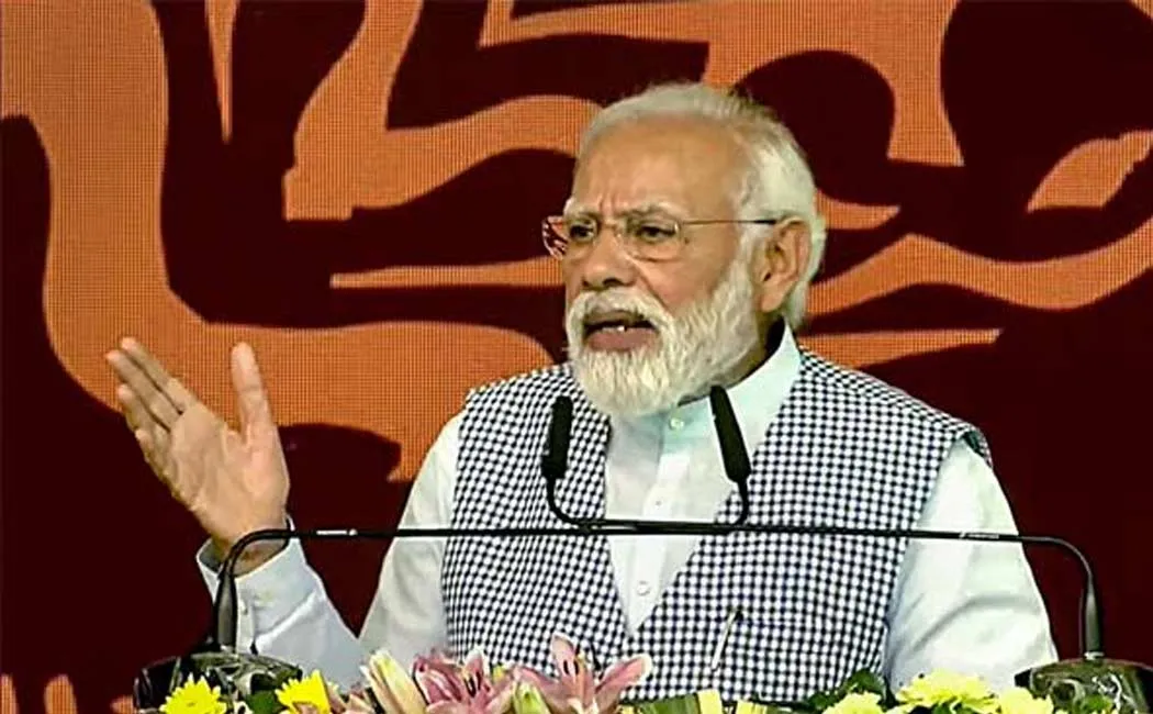 PM Modi said that Congress did not respect Gandhi words 