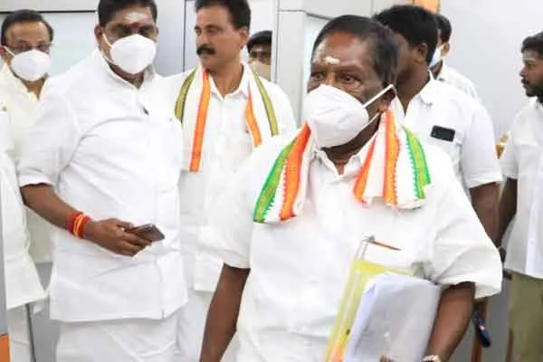 Farmers bill pondicherry cm narayanasamy 