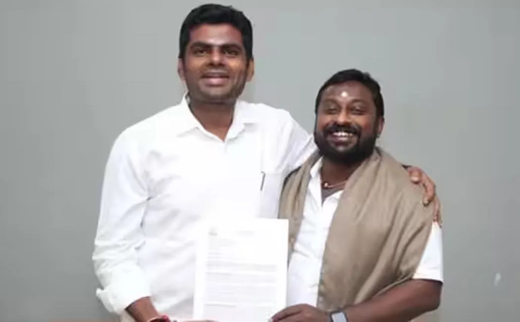 BJP Tamil Nadu State Secretary SG Suryah has been arrested at midnight.