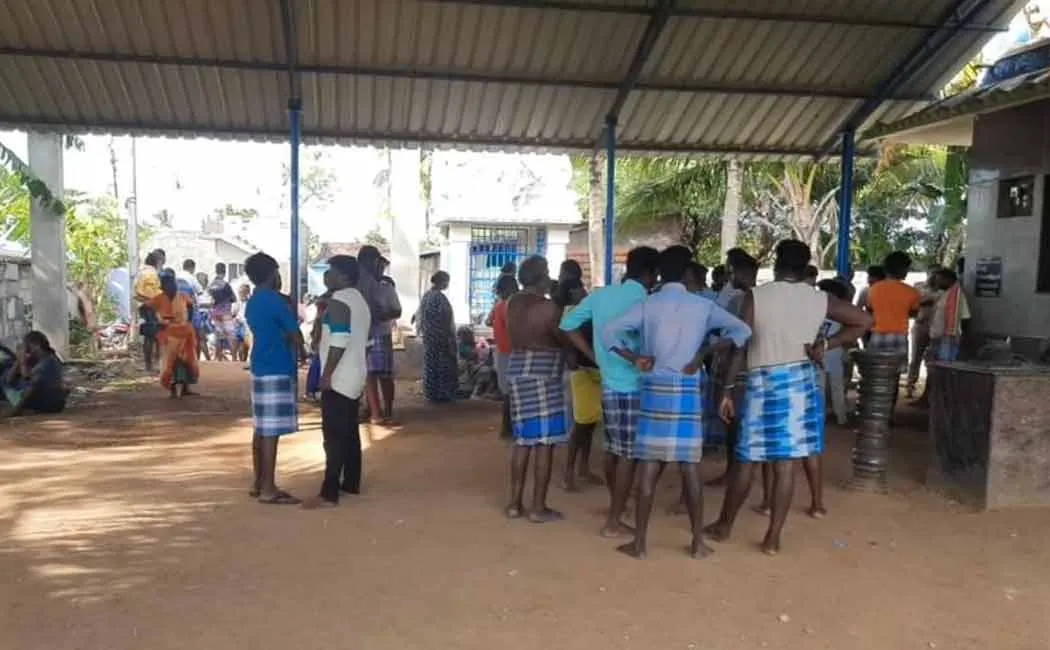 Temple rock breaking and theft in Dharmapuri