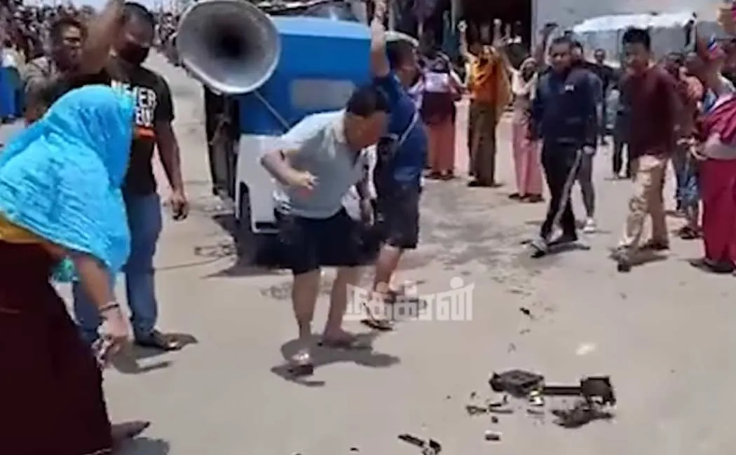Manipur people broke the radio while PM Modi was speaking  Mann Ki Baat