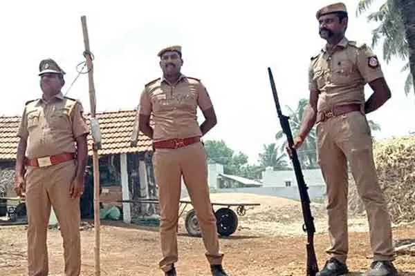 Namakkal district Jodarpalayam issue Destruction of 1000 palm trees 