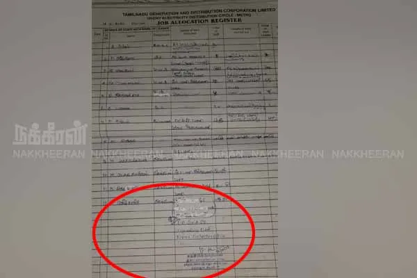 Trichy electricity board employee passes away 