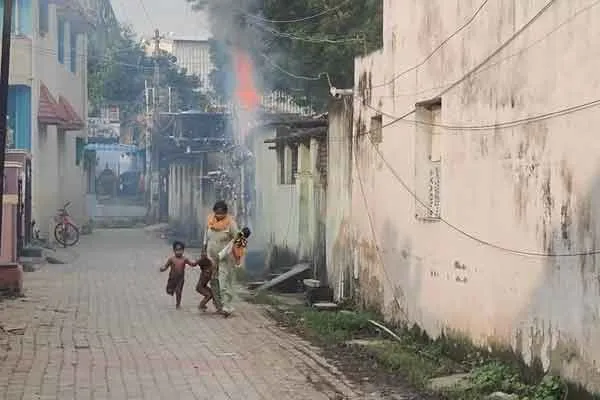 Exploded electrical wires! Terrible accident prevention!