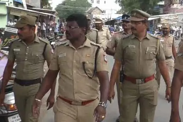 SP With 30 police in gutka operation 