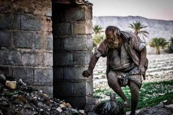 Amou Haji world's dirtiest person in  Iran 