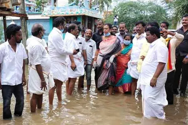 DMDK Preamalatha vijayakanth visit cuddalore 