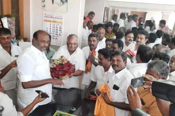 Natham viswanath birthday MLA thenmozhi sekar dindigul 