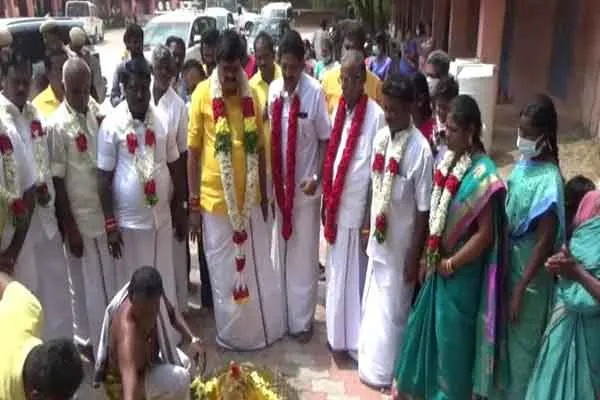 The boys who sounds about Stalin election campaign tag line on Minister rajendrabalaji 