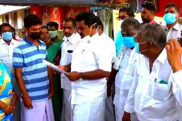 Minister kamaraj press meet at thiruvarur 