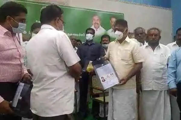 Thangam tamilselvan commented on land for journalists 
