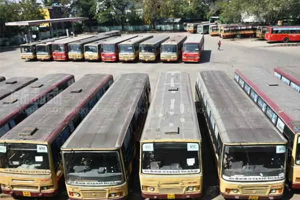 How is the bus workers' strike possible without any public problem 