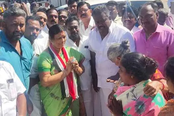 MLA Thenmoli sekar started election campaign 