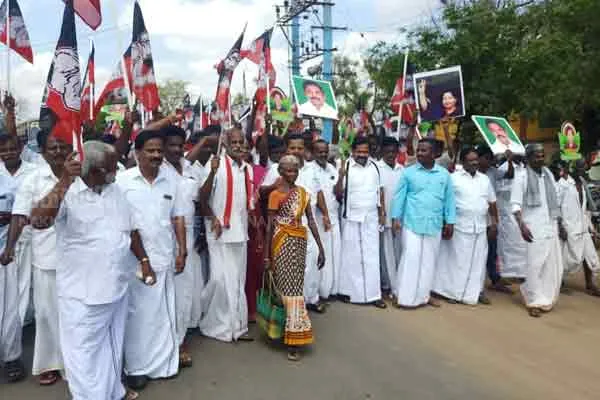 ADMK members demanding to change aranthangi admk candidate 