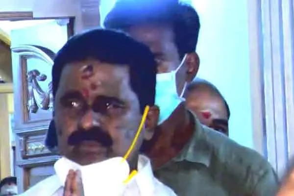 Minister Kamaraj tears back from Corona 