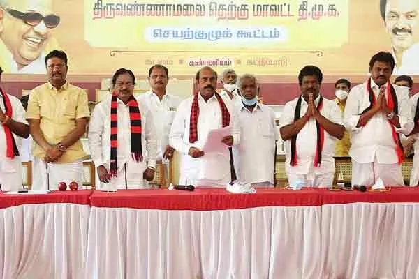 DMK Velu speech about admk and bjp 