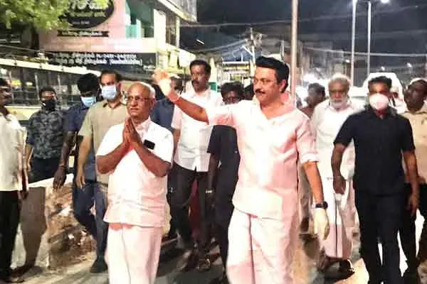 DMK Leader MK Stalin election campaign in dindigul district 