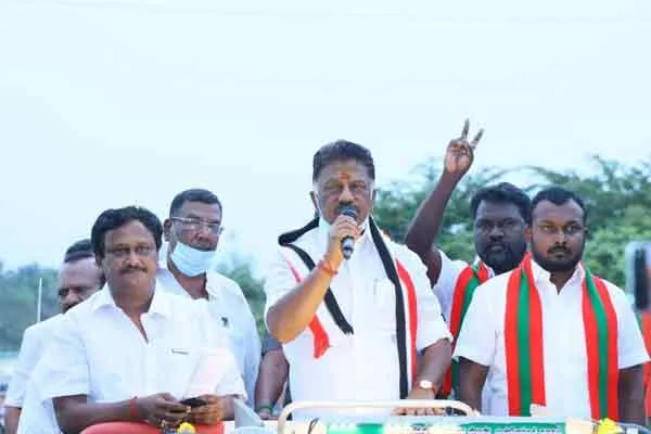 OPS election campaign at theni district 
