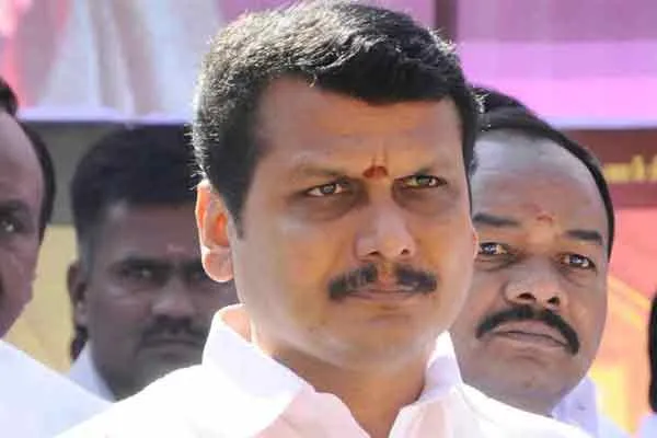 Senthil Balaji sued under six sections 