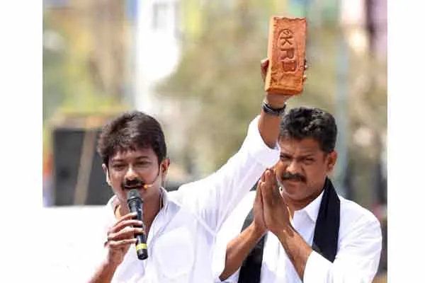 Udhayanithi Stalin election campaign at saathur constituency commented about AIMS 