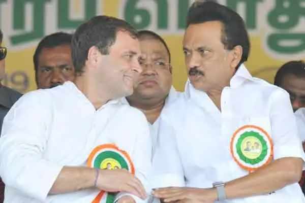 Rahul Gandhi and MK Stalin to campaign on the same platform  