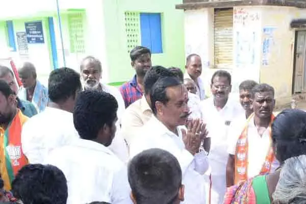 BJP Karaikudi candidate H Raja election campaign 