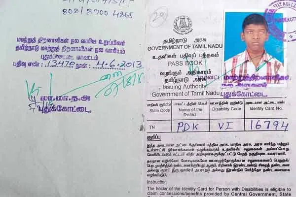 Puthukottai government bus conductor who trouble to disable person and person showing mercy 