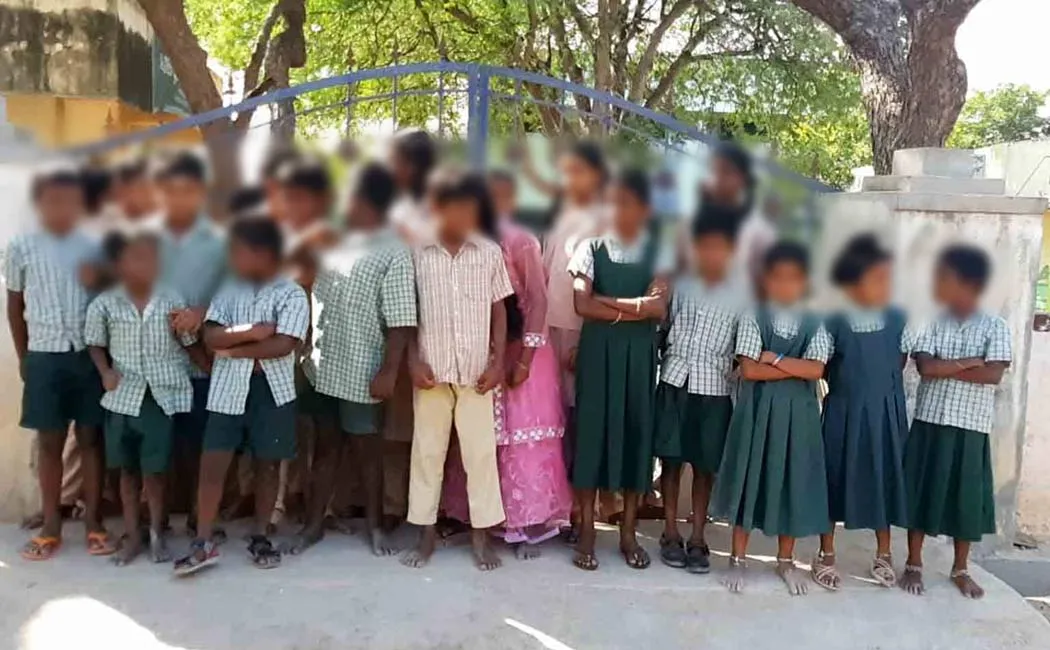 govt school students were asked to clean  toilet causing stir  Thoothukudi