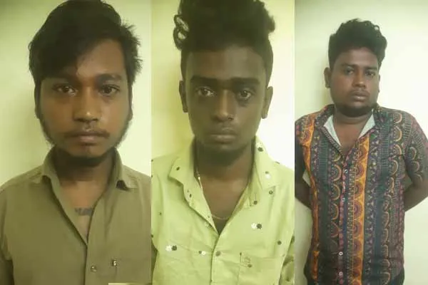 Woman and her boy friend police arrested 