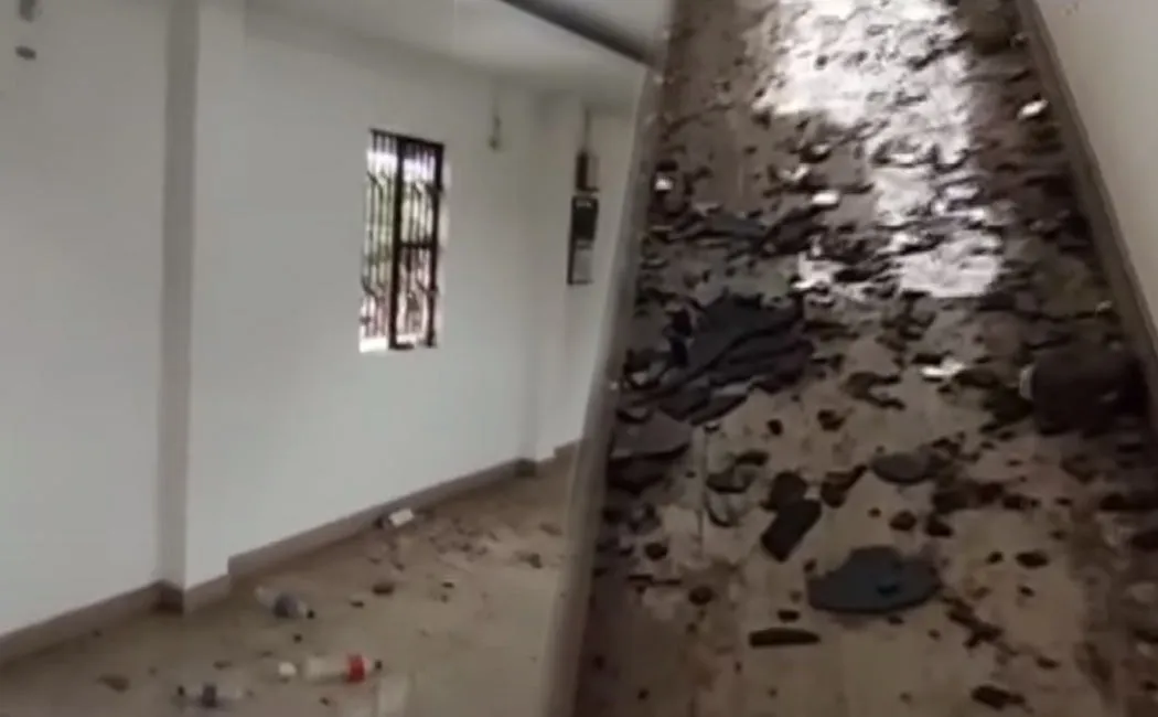 .BJP office in Manipur has been ransacked