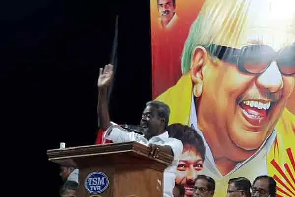 Nagapattinam MP Selvarasu election campaign at nagapattinam 