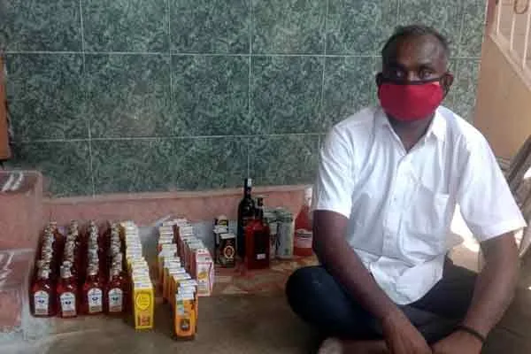 Liquor from karnataka to tamilnadu by train 