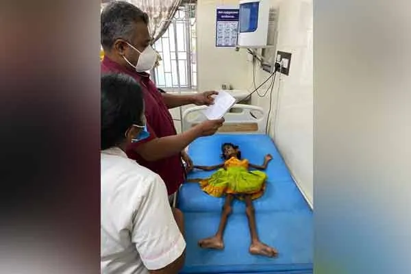 Fiver year old kid seeking medical emergency 