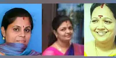Rajini makkal mandram women district secretaries joins DMK