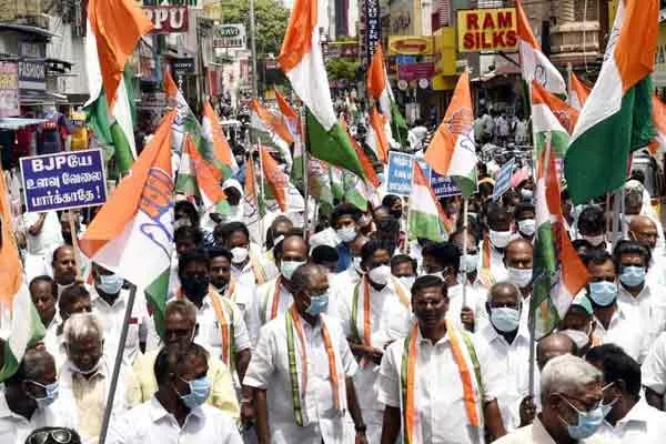 Pegasus issue pondicherry congress members struggle 