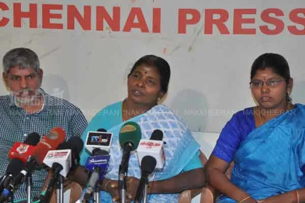 Parents of vignaesh addressed press 