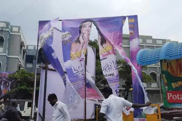 Opposition to Sunilyon's New Year's show in pondicherry 