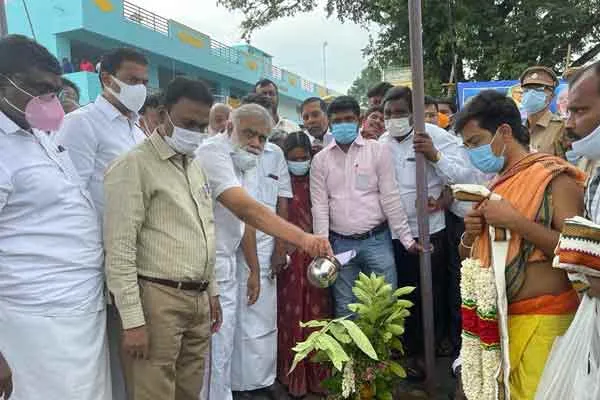 “The laid-back bus station; Commencement of works in DMK regime ”- I. Periyasamy  