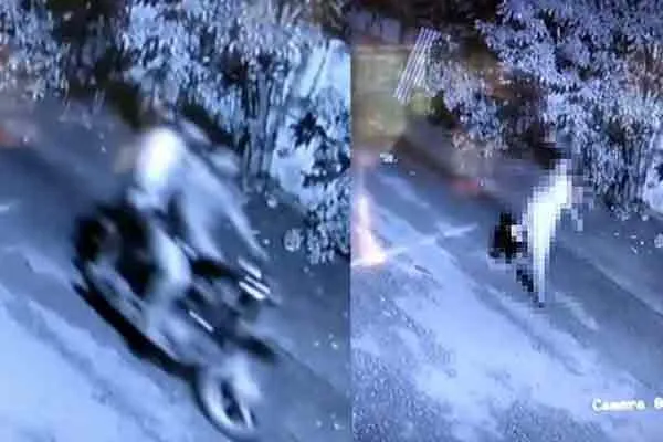 Nagai female .. shocking cctv footage