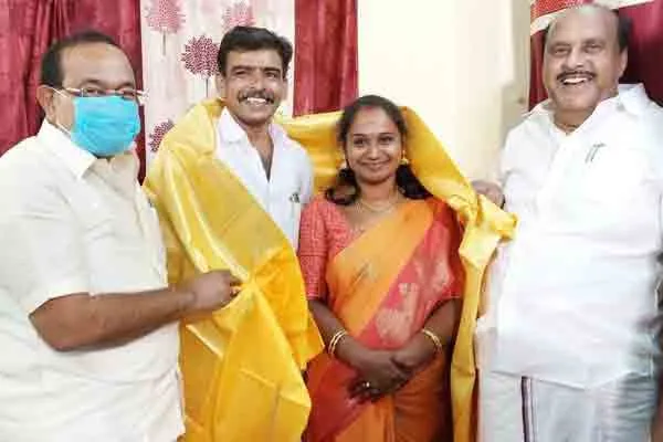 From Ottanchatram to Thiruvarur! Minister Chakrabarty who has achieved 100 percent success!