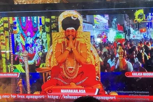 Nithiyananda at the Madurai Chithirai Festival!