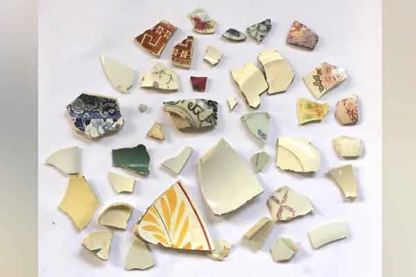 Chinese ceramic tiles found by government school students! Evidence of Tamil-Chinese trade relations