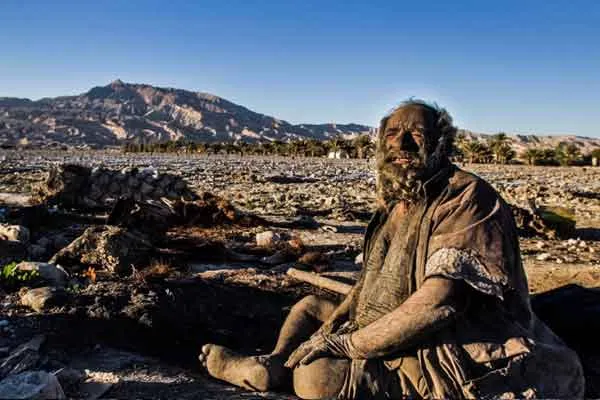 Amou Haji world's dirtiest person in  Iran 