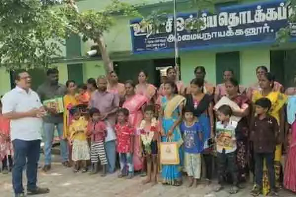 What is in Tamil education? Headmaster of a government school singing and explaining!