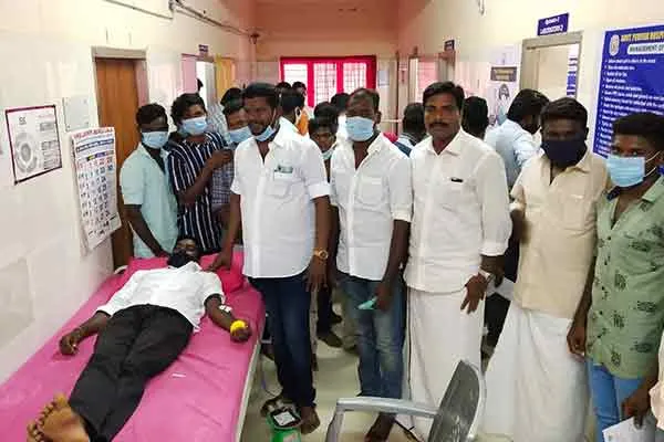 DMK Youth wing Secretary's udhaynithi stalin birthday celebration nagai 