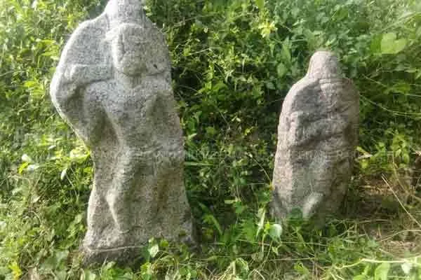 Discovery of 489 year old inscriptions and Navakanda sculptures at Ulipuram