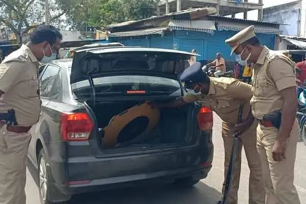 Dindigul District police involved in inspection 
