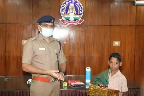 The boy's honesty! Promised Superintendent of Police!